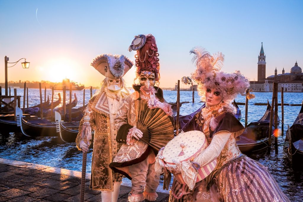Famous,Carnival,In,Venice,,Italy