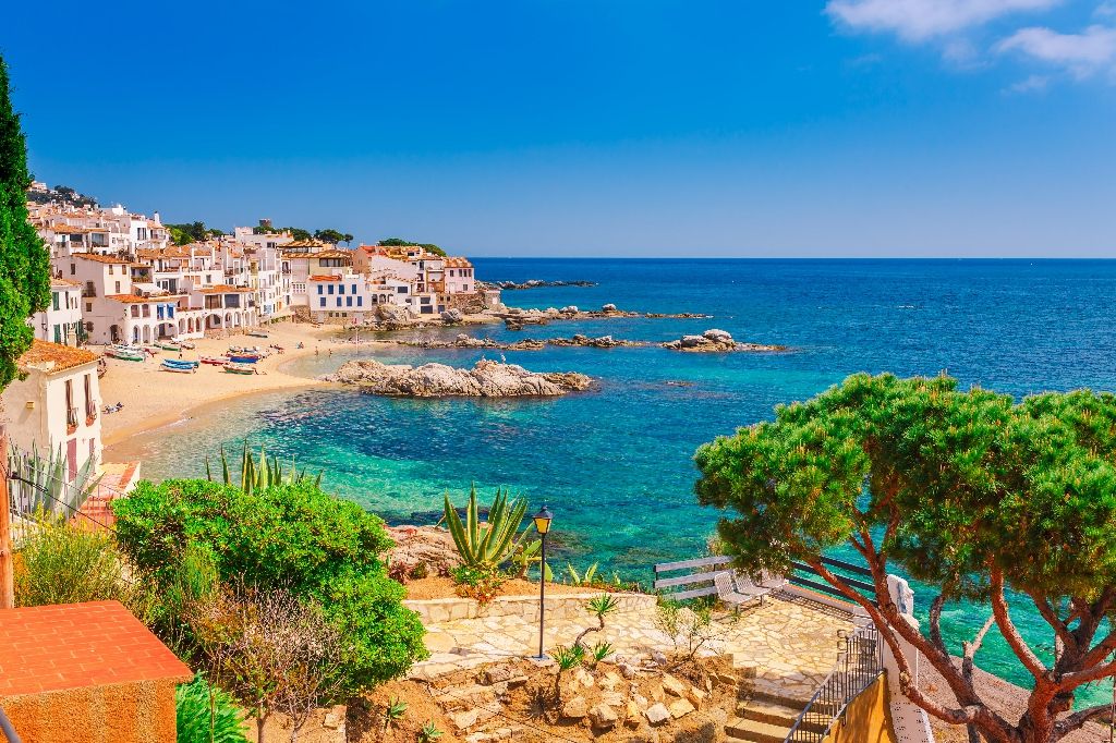 Sea,Landscape,With,Calella,De,Palafrugell,,Catalonia,,Spain,Near,Of