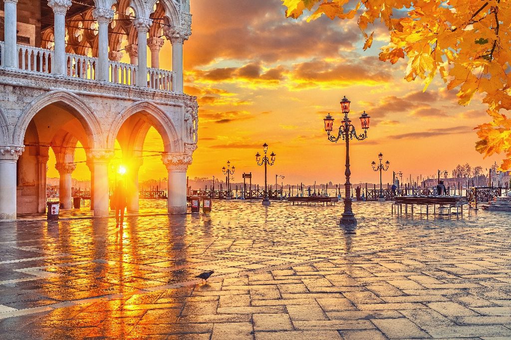Piazza,San,Marco,At,Sunrise,,Vinice,,Italy
