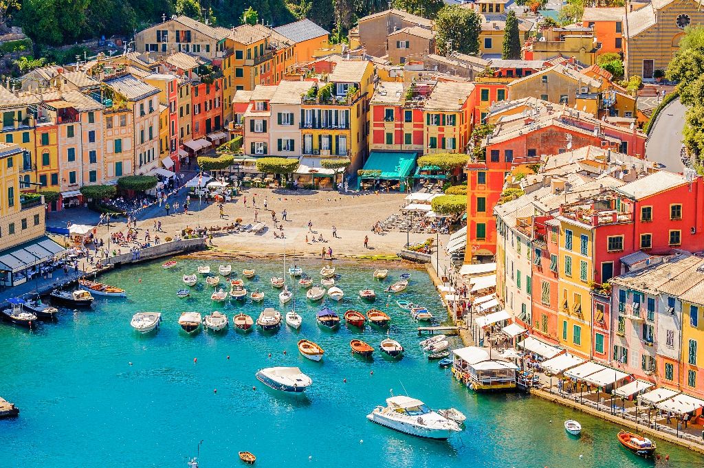 Portofino,,An,Italian,Fishing,Village,,Genoa,Province,,Italy.,A,Vacation