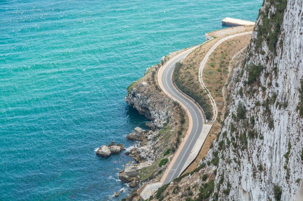 Gibraltar,Coast,Panorama