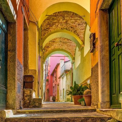 Colorful,Houses,In,The,Street,Of,Riomaggiore,,Sea,Village,Of
