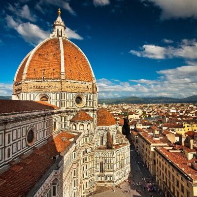 Wonderful,Sky,Colors,In,Piazza,Del,Duomo,-,Firenze.