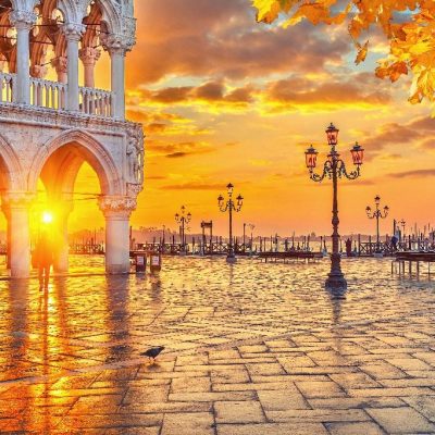 Piazza,San,Marco,At,Sunrise,,Vinice,,Italy