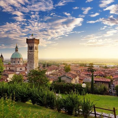 Beautiful,Sunset,View,Of,Lonato,Del,Garda,,A,Town,And